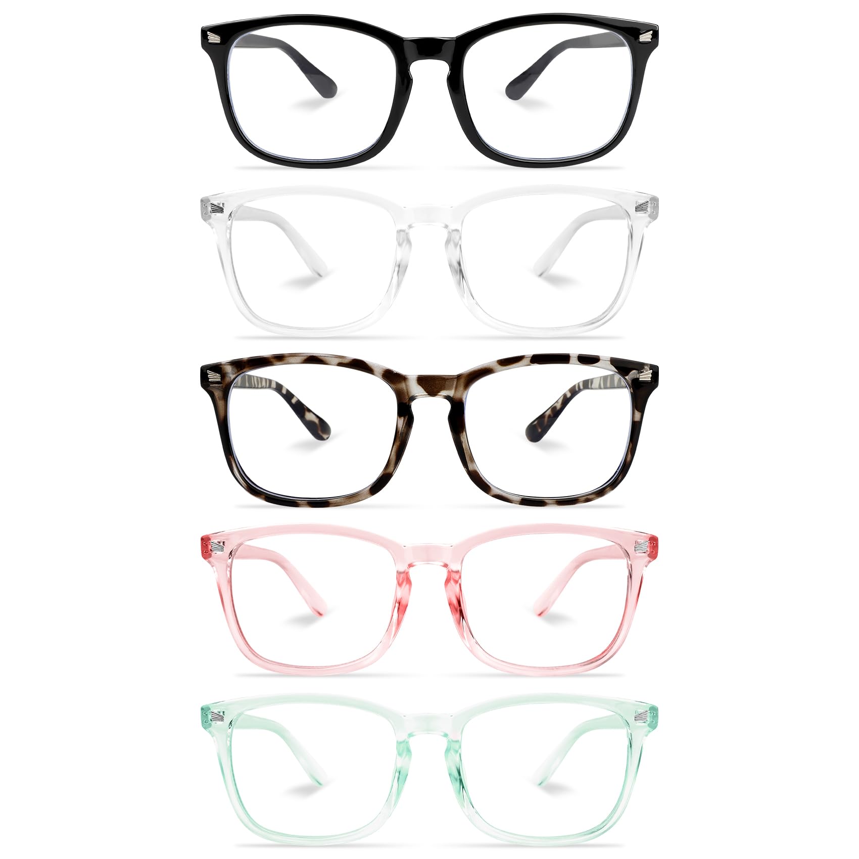 NZKNP Blue Light Glasses for Woman Men,Blue Light Blocking Glasses,Clear Glasses